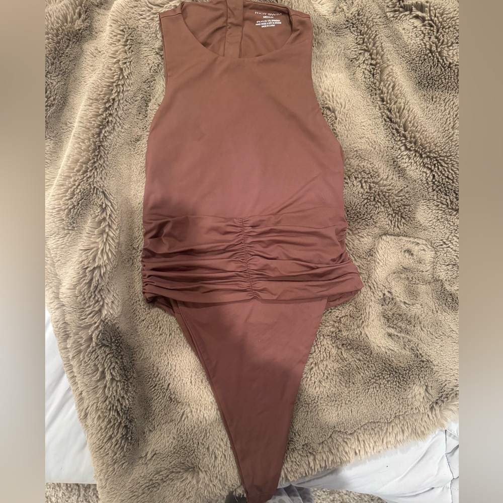 Riot Swim Jace Thong One-Piece - Picture 4 of 7